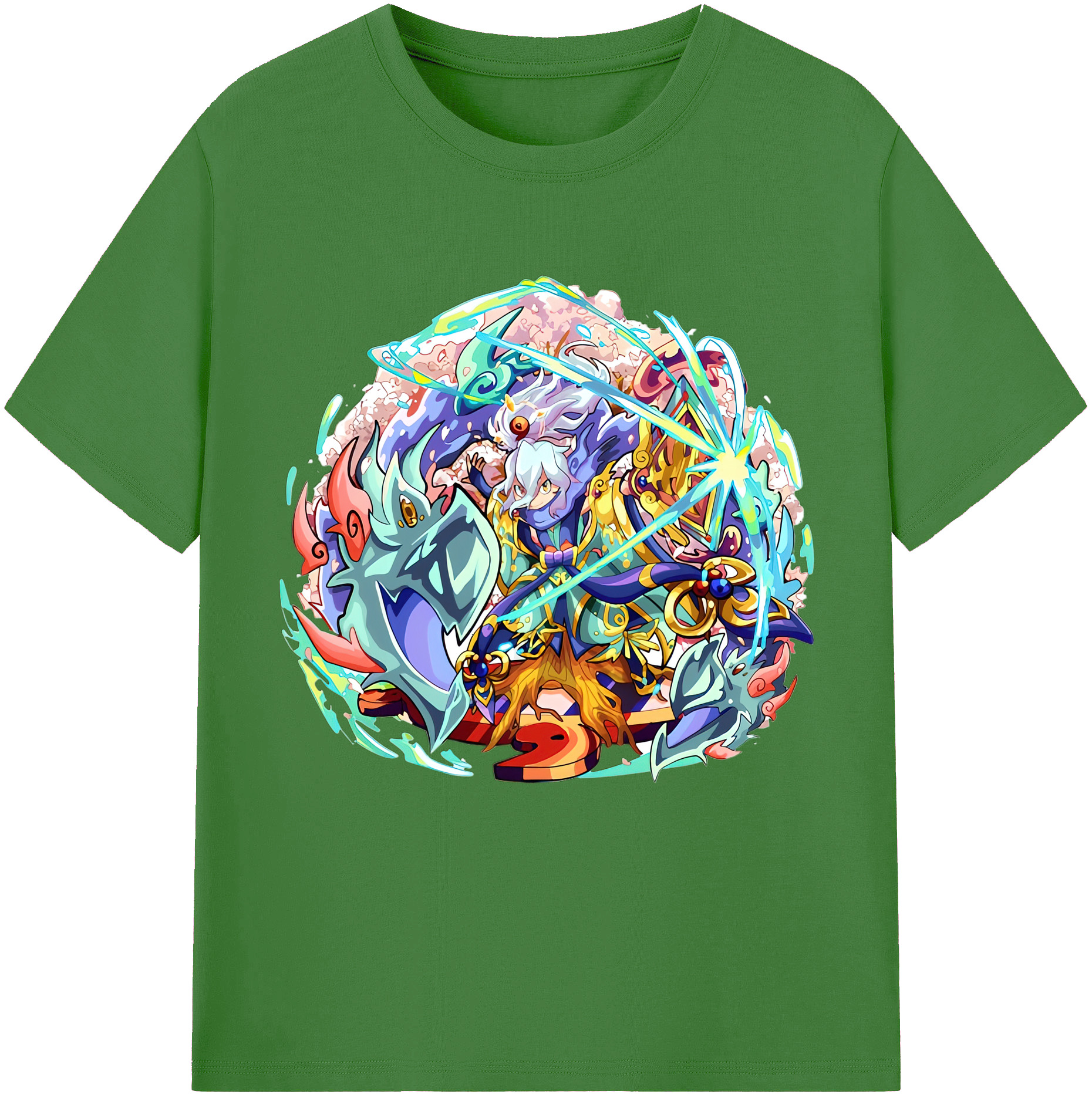 （画像用） 妖怪ウォッチ Yo-kai Watch レディースカジュアルプリントTシャツ（綿100％）